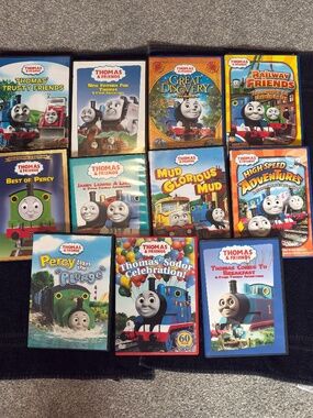 Lot of 11 various Thomas the Train and Friends DVDs